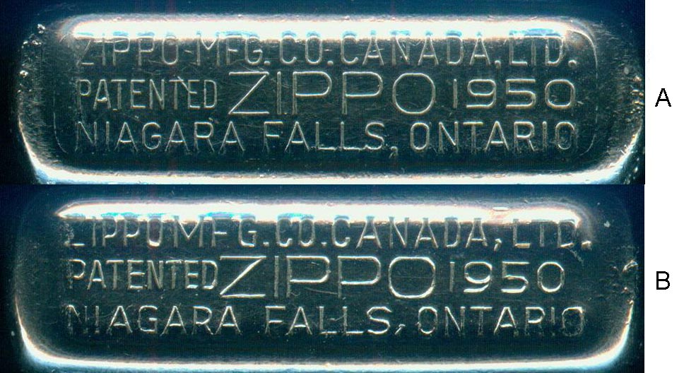 Zippo date markings